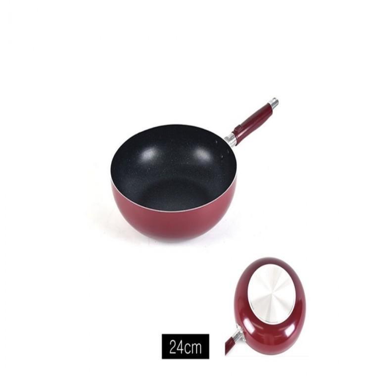 마블코팅 튀김팬 24cm 웍냄비 후라이팬 멀티팬