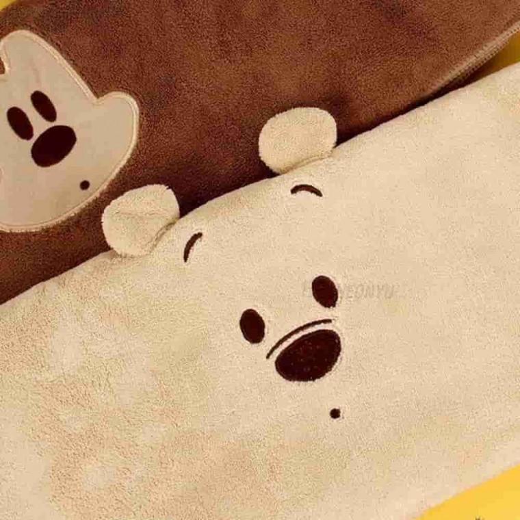 곰돌이푸 바스 타월 목욕타월 목욕타올 캐릭터타올