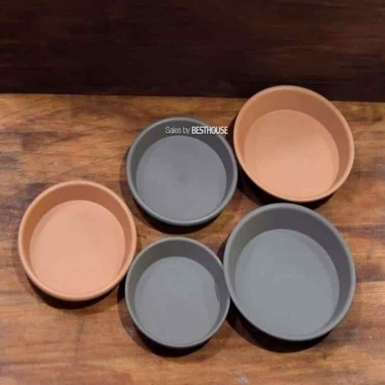 화분물받침대원형 물받이화분받침대 거실화분다이 플라스틱 화분받침 85mm