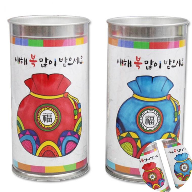 복주머니 색칠저금통 4인용 만들기재료 미술만들기키트 저금통꾸미기