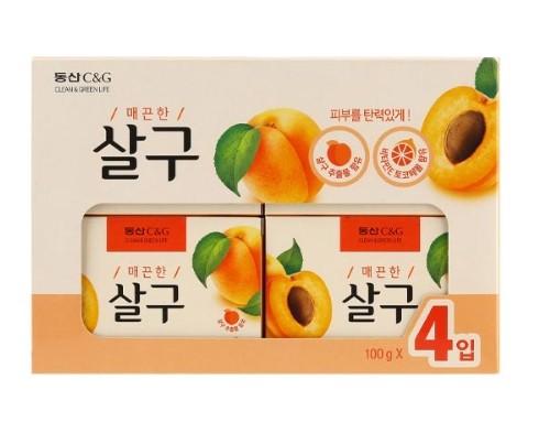 (ABM도매콜) NEW 살구비누100Gx4입
