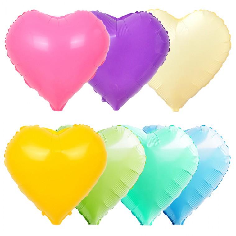 45cm은박풍선 마카롱(하트) 생일 파티용품 장식 행사