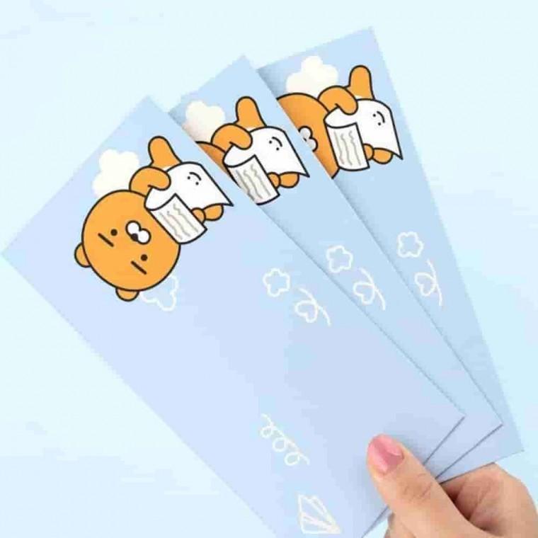 카카로 가로형 봉투 3P 예쁜편지봉투 이쁜봉투 상품권봉투