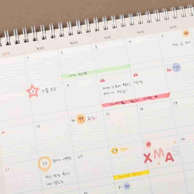 B5 트윈링 라이프매니저 직장인스케줄러 스케줄러 대학생다이어리