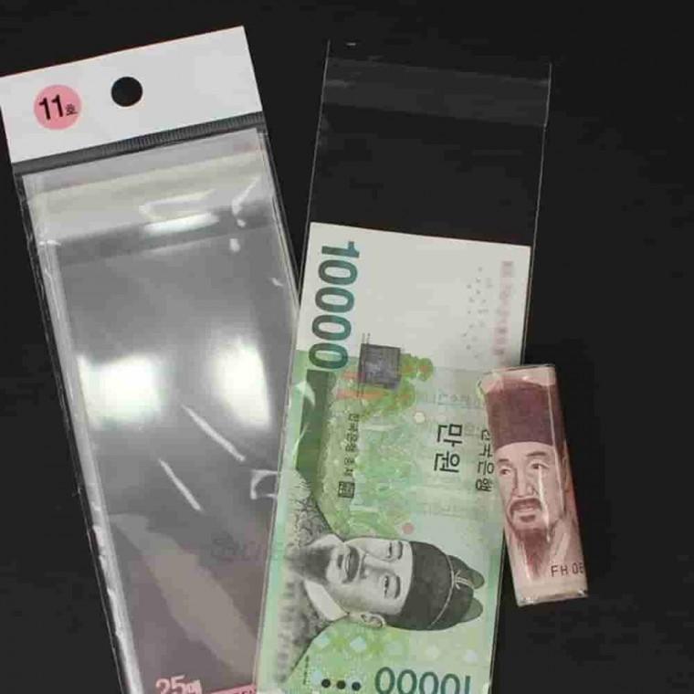 접착백 투명접착백 접착식비닐 투명비닐봉투