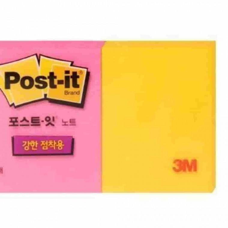 포스트잇 형광 51x38 점착식메모지 문구용품 붙이는메모지