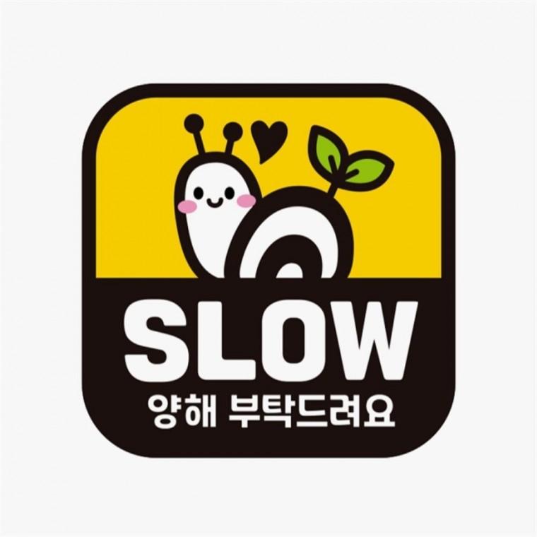SLOW 양해부탁드려요 고휘도반사 자석 자동차스티커 부모님운전스티커 임산부운전스티커 차량스티커