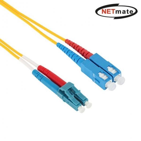 Netmate LC-SC-2C 싱글모드 광점퍼코드 케이블 50M