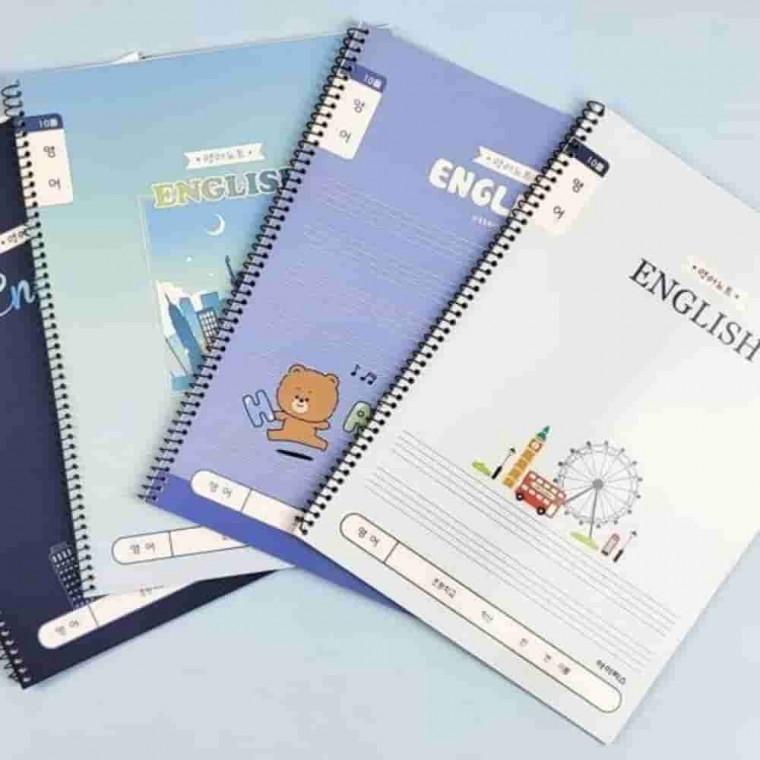 초등영어 넓은칸 남 10개 1세트 랜덤 영어노트 저학년노트 초등학교노트