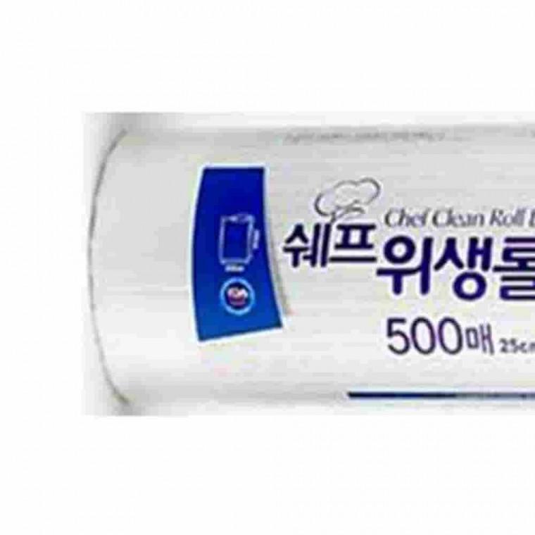 쉐프롤백 25cmX35cmX500매 야채봉투 채소봉투 쓰레기봉투 위생롤백