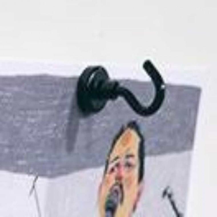자석고리 검정 현관문자석 현관문자석후크걸이 원형고리자석