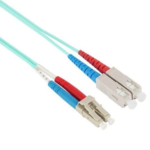 넷메이트 광점퍼코드 광케이블 10G LC-SC-2C 멀티 1m