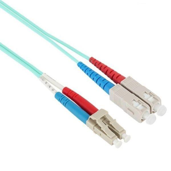 넷메이트 광점퍼코드 광케이블 10G LC-SC-2C 멀티 3m