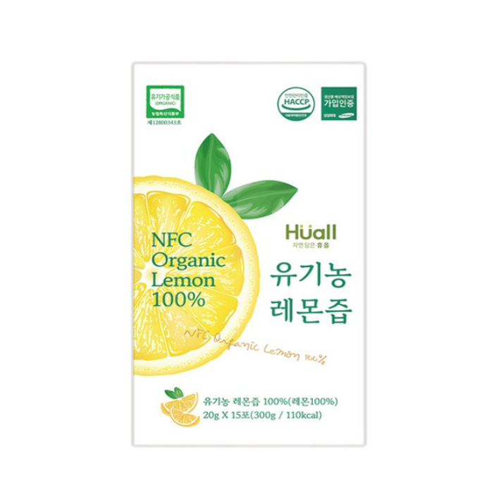 휴올 유기농 레몬즙 20g x 15포