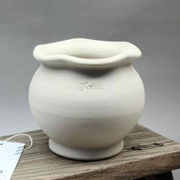 미니화분 앤틱화분 국산토분 수제 토분 웨이브허니자 10x10