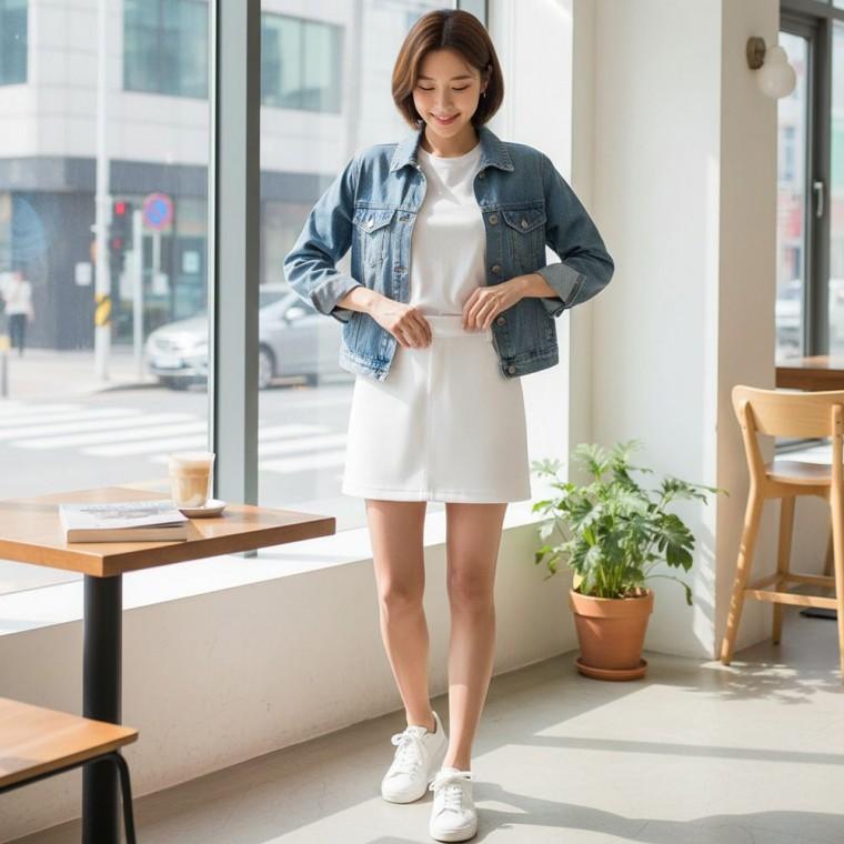 미니 스커트 레인클 데이지 속바지 캉캉 롱스커트 여성 홈웨어 치마 플레어 A라인