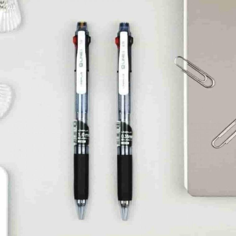 3색볼펜 1.0mm 12개 1세트 비즈니스볼펜 학생볼펜 선물용볼펜