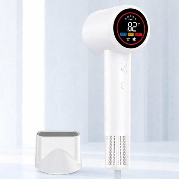 LED 가정용 드라이어 인쇄 가능 초고속 저소음 헤어 이기 머리 건조기 머리말 리기