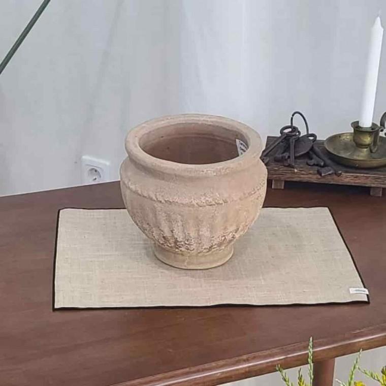 수제토분 디자인토분 토기화분 빈티지 토분 펌킨 14x18