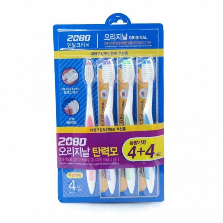 칫솔 8개입 탄력모 여행용칫솔 양치습관 모칫솔
