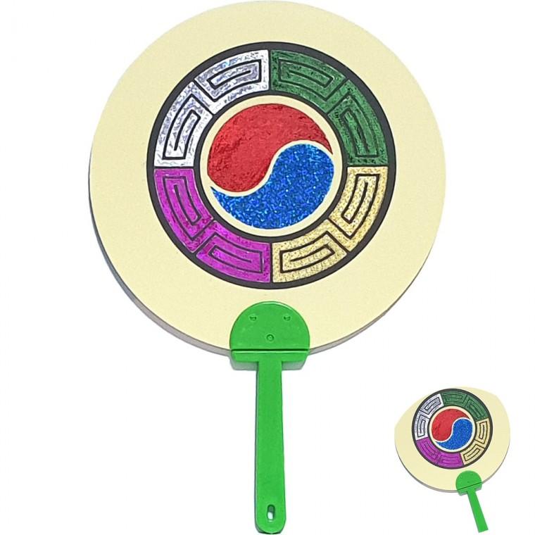 포일부채 만들기 전통문양 부채꾸미기 어르신부채만들기 어린이집부채만들기