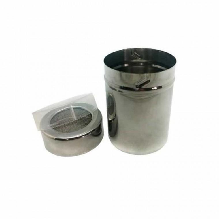 메쉬 파우더통 300ml 분말통 가루보관통 스테인레스용기