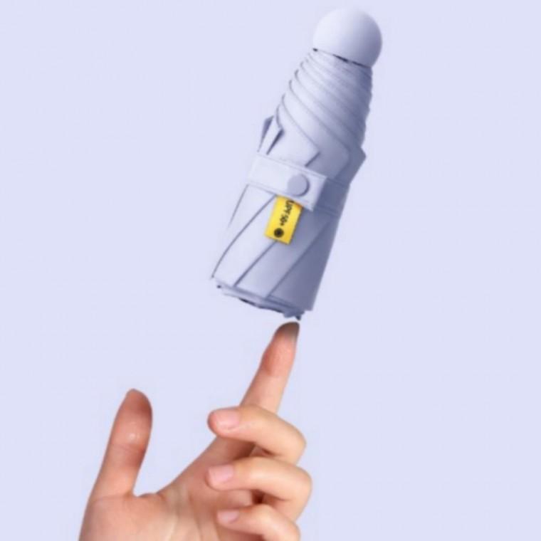 마카롱 캡슐 초경량 5단 암막 양우산 자외선 완벽차단 휴대용 미니 양산