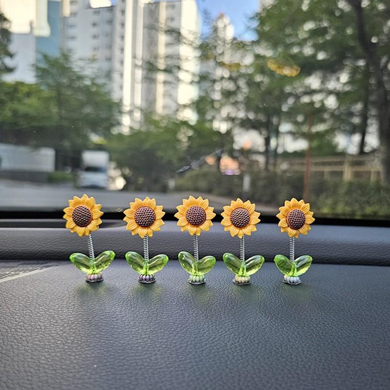 5P 흔들흔들 행운의 해바라기 장식소품