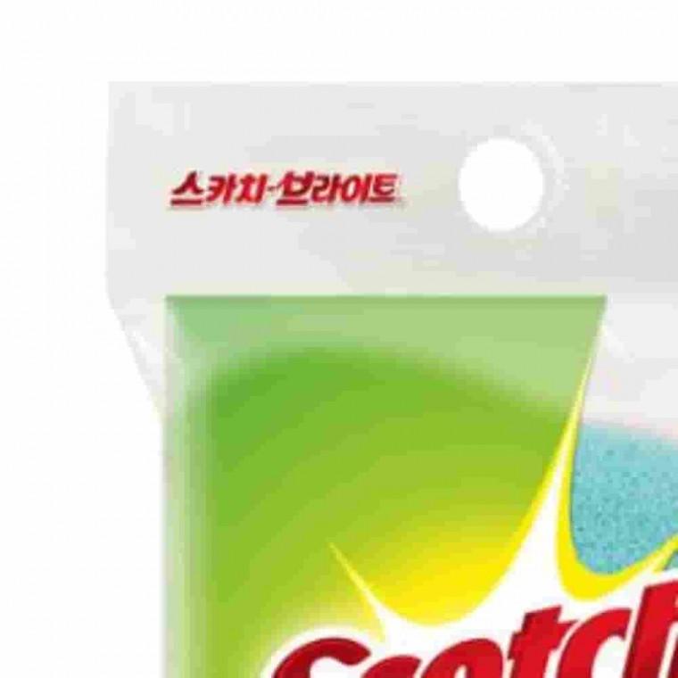 삼중양면다목적수세미 2P 씽크대수세미 설거지수세미 욕실수세미 주방수세미