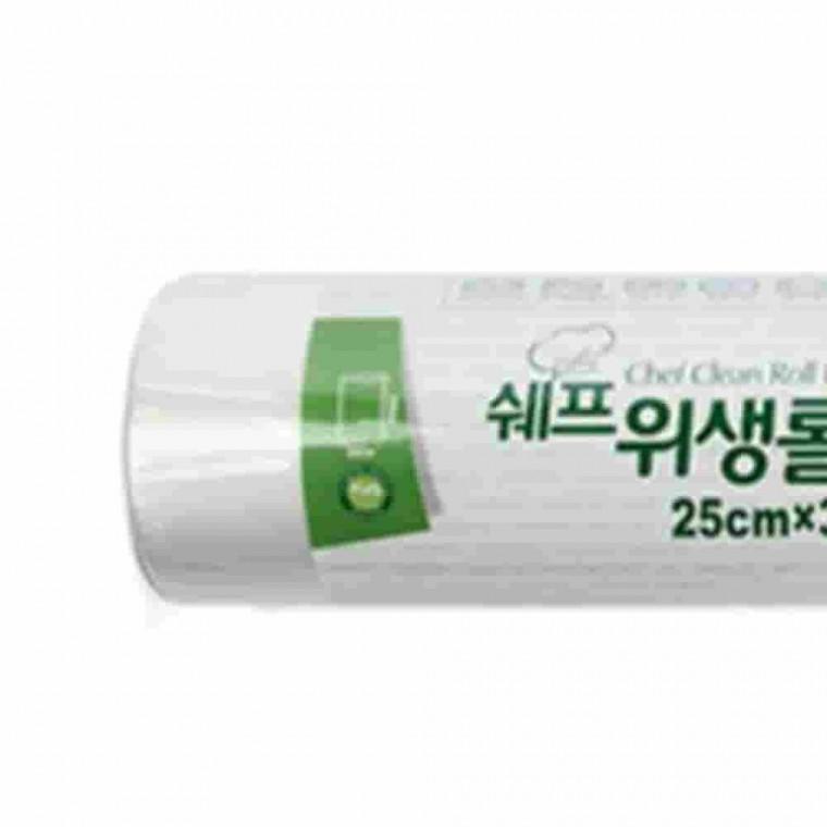 쉐프롤백 25cmX35cmX100매 식당용비닐 대용량롤백 위생롤백 위생팩