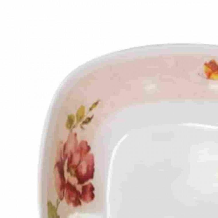카멜리아 사각면기 사각볼 분식그릇 식당용그릇 멜라민식기