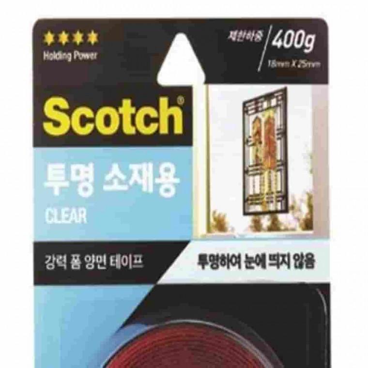투명 소재용 폼 양면테이프 인테리어테이프 고정용테이프 금속테이프 아크릴양면테이프