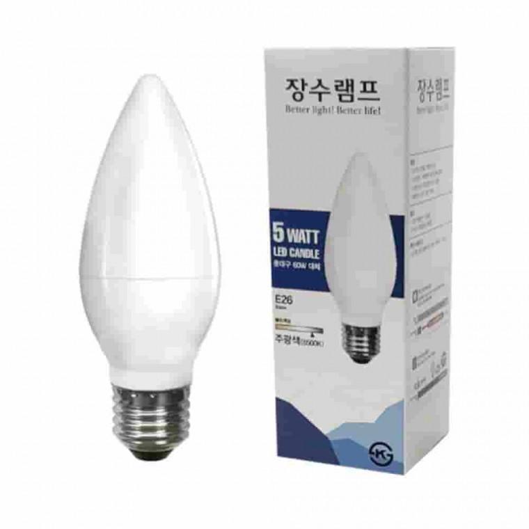 불투명 LED 촛대구 주광색 주광색전구 샹들리에전구 촛불전구 캔들전구 장식용전구
