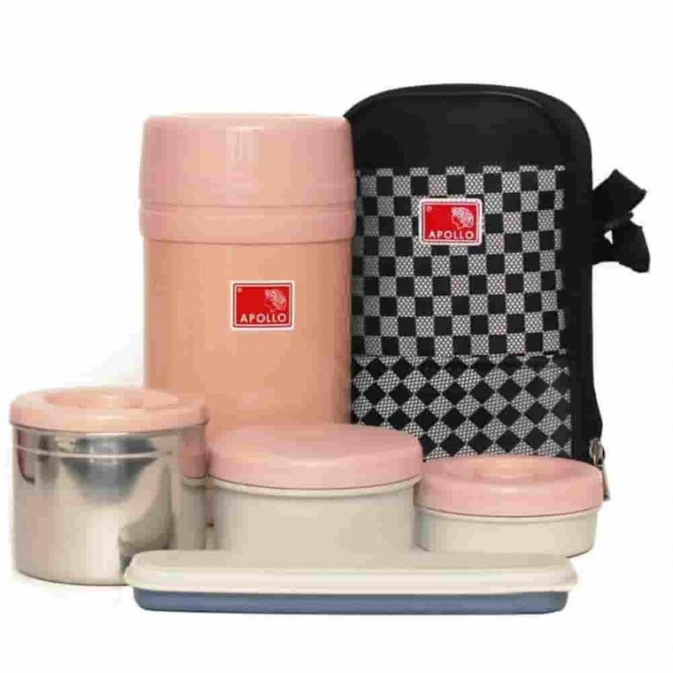 아폴로보온도시락 950ml 수능보온도시락 보온도시락세트 보온통 도시락용기