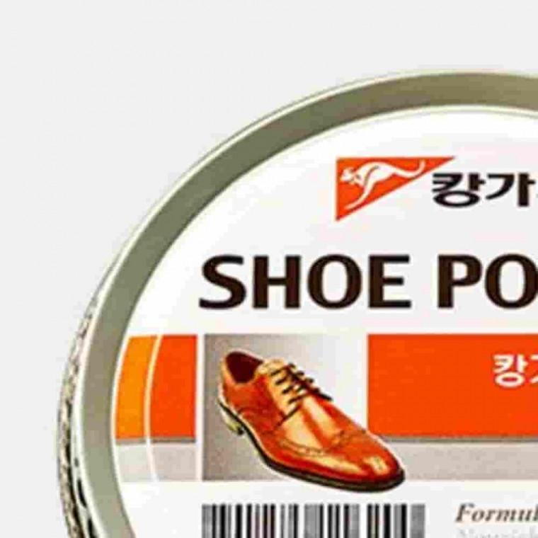 고체구두약 100g 브라운 구두왁스 구두광택 신발관리 구두닦이약