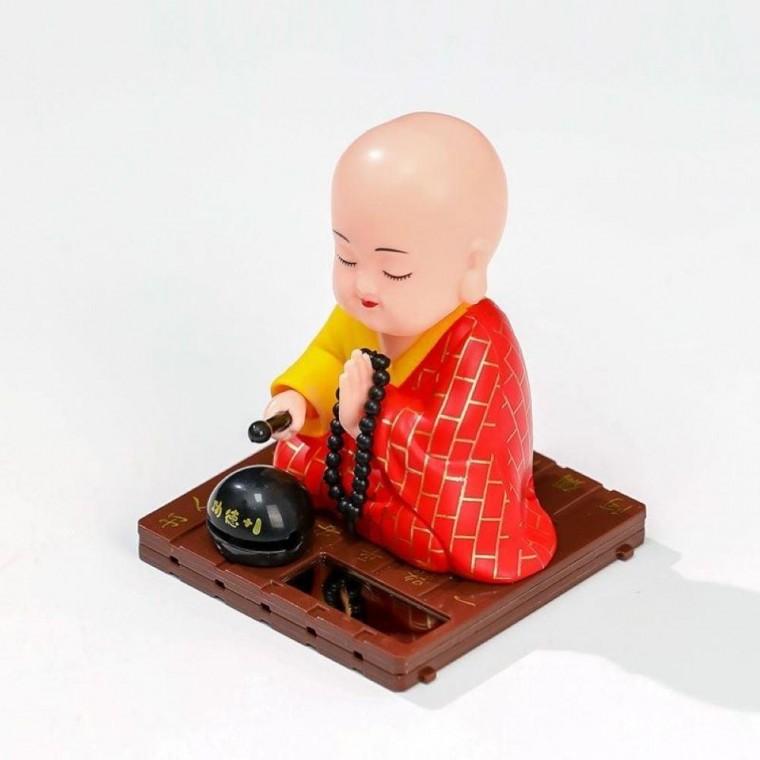태양열 목탁치는 스님 부처님오신날 동자승 노호혼