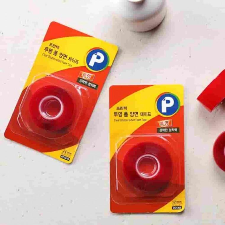 강력폼양면테이프 투명 24mmx1.5m 벽보테이프 양면스티커 사진테이프 폼스티커