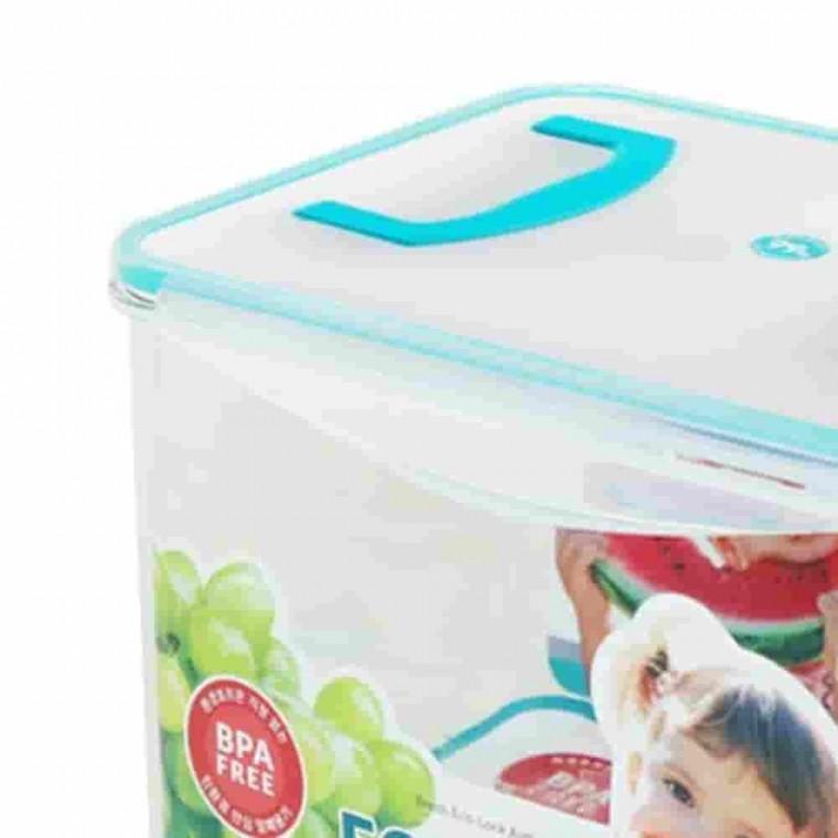 밀폐용기 핸들형 잡곡통 새우젓통 채소보관용기 김치보관통