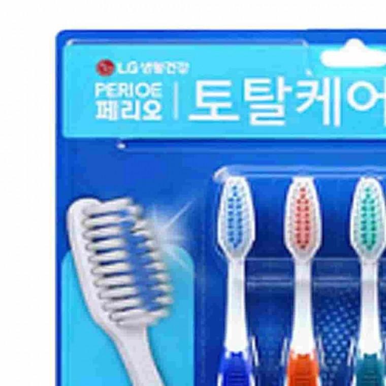 토탈케어 칫솔 10P 탄력모 치석칫솔 치아관리 구강칫솔 잇몸칫솔