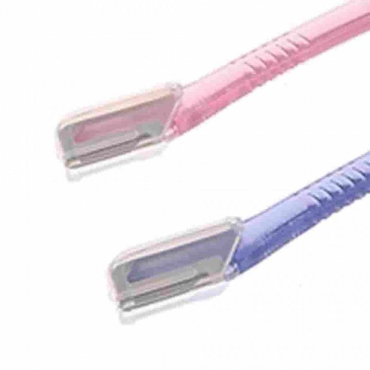 인파우치눈썹칼 일자형 2P 눈썹면도기 눈썹잔털정리 남자눈썹정리 눈썹깎기