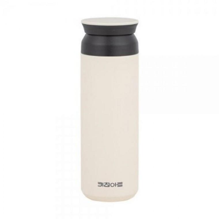 보틀 물병 텀블러 키친아트 480ml 스텐 화이트 휴대용