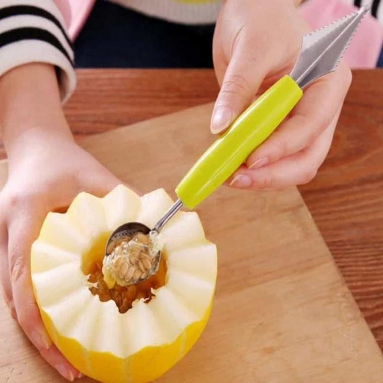 듀얼 과일조각칼 과일커터 과일카빙