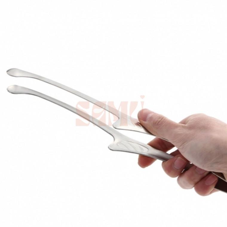 라운드 요리핀셋 집게 29.5cm 음식집게 스텐핀셋