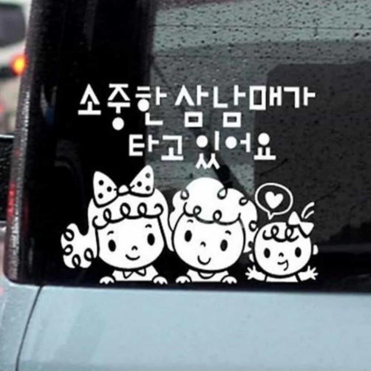 자동차스티커 밤운전 초보스티커 데코스티커