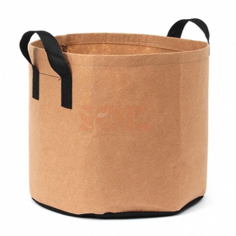 브라운 부직포 화분 2p 35x30cm 이동편리한화분 텃밭상자