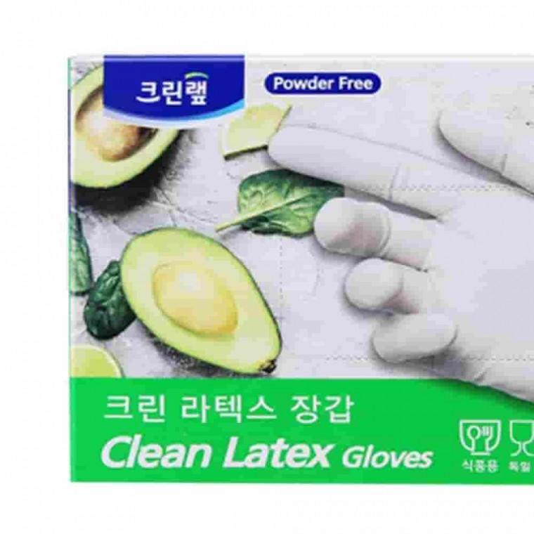라텍스 장갑 100개입 M 라텍스위생장갑 일회용고무장갑 작업용고무장갑 위생장갑