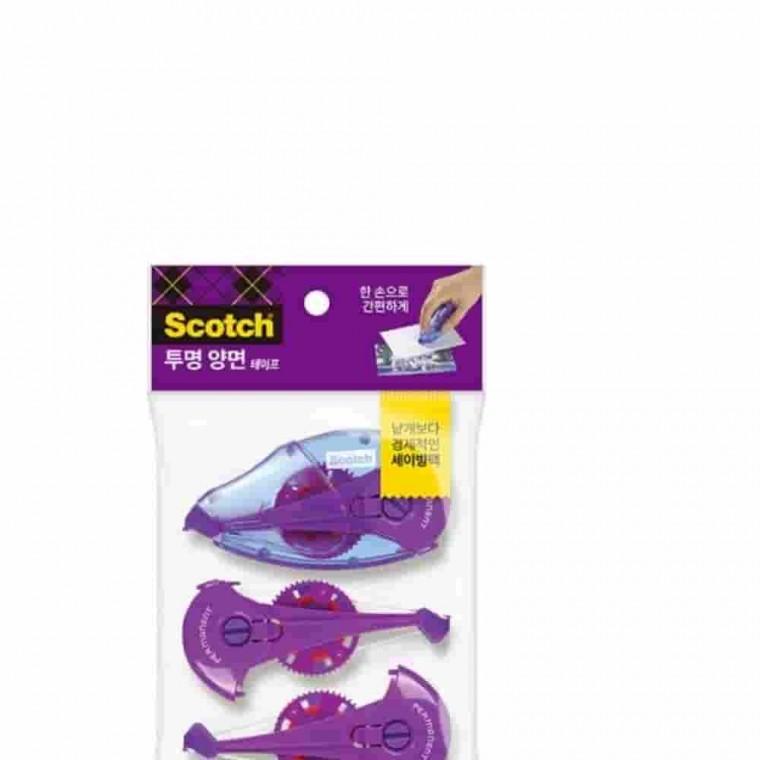 양면테이프 리필2개 세트 사무용테이프 투명테이프 글루테이프 양면접착테이프