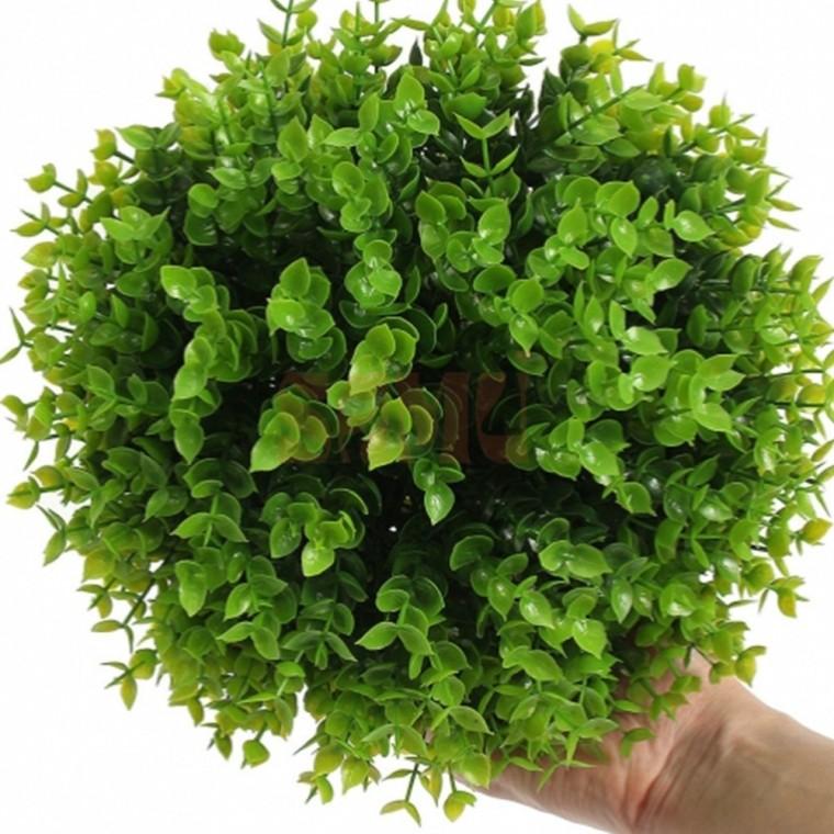 인조 잔디볼 24cm 여린잎 그린테리어 행사장