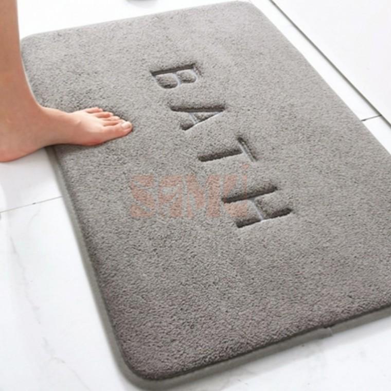 물기 흡수 발매트 60x40cm 회색 폭신한발매트 예쁜발매트