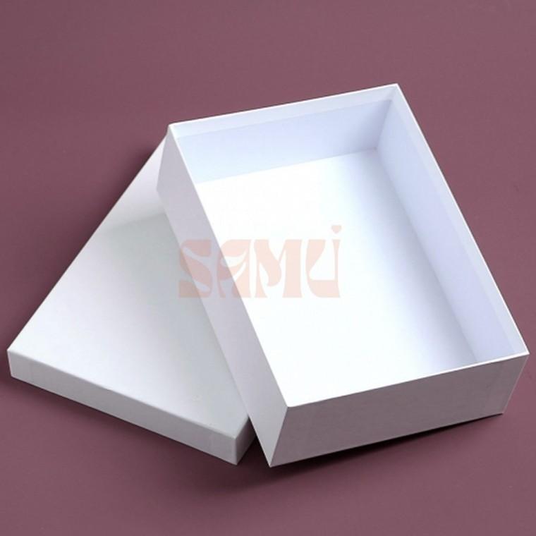 모던 선물상자 25x17.5cm 화이트 선물포장박스 고급포장